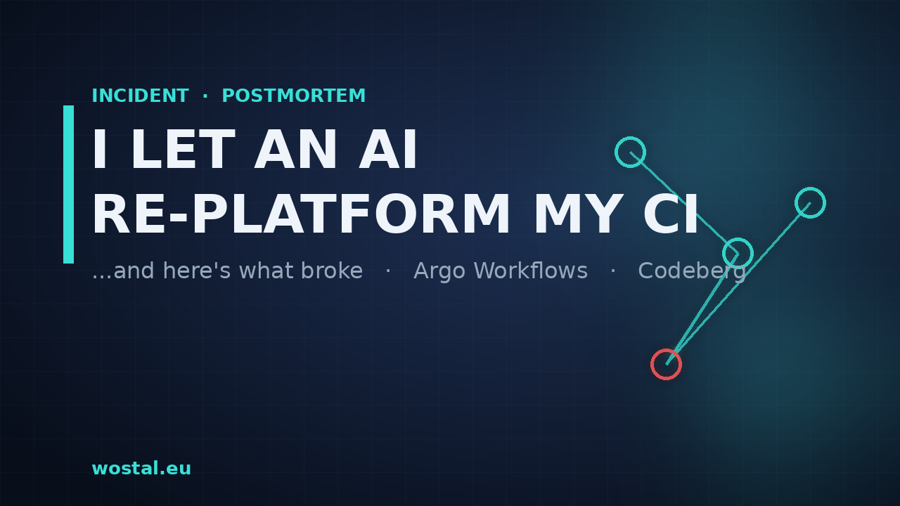 I Let an AI Re-Platform My CI Pipeline. Here's What Broke.