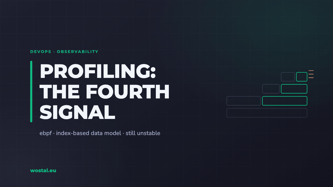 Title card showing a flame graph with the hot path highlighted and a sampler ticking against the top frame